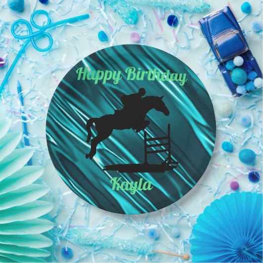 Horse Girl Papieren Bordje (Feest)