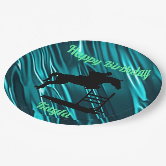 Horse Girl Papieren Bordje (Gekanteld)