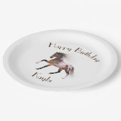 Horse Girl Papieren Bordje (Gekanteld)