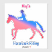 Horse Girl Sticker (Vel)