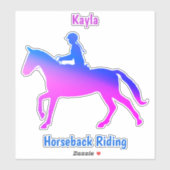 Horse Girl Sticker (Vel)