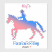 Horse Girl Sticker (Vel)