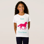 Horse Girl T-shirt (Voorkant volledig)