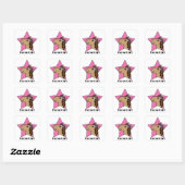 Horse Girl Vierkante Sticker (Vel)