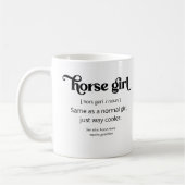 Horse Girl way cooler! aangepaste foto Koffiemok (Links)
