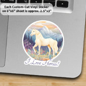 Horse Girls Persoonlijke naam Slogan Vinyl Sticker