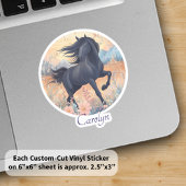 Horse Girls Persoonlijke naam Slogan Vinyl Sticker