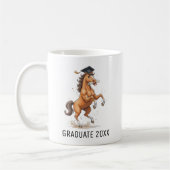 Horse Graduation Personalized Koffiemok (Links)