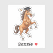 Horse Graduation Sticker (Vel)