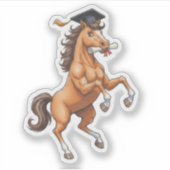 Horse Graduation Sticker (Voorkant)