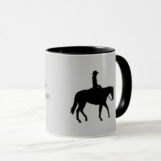Horse Grandma Rides Mok (Voorkant rechts)
