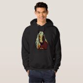 Horse graphic animal motif riding a with print hor hoodie (Voorkant volledig)