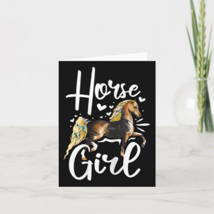 Horse Graphic Women Girls Horseback Riding Horse L Kaart