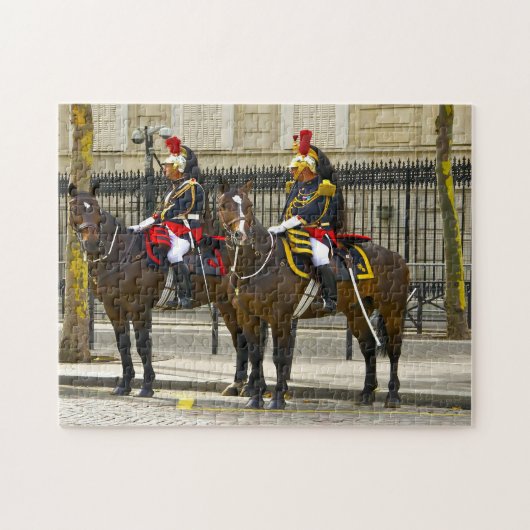 Horse Guard Paris. Legpuzzel (Horizontaal)