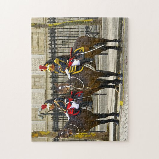 Horse Guard Paris. Legpuzzel (Verticaal)