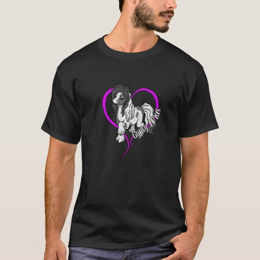 Horse   Gypsy Vanner T-shirt (Voorkant)