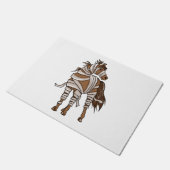 Horse Halloween Deurmat (Schuin)