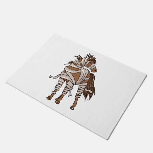 Horse Halloween Deurmat (Schuin)