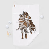 Horse Halloween Golfhanddoek (Insitu)