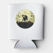 horse halloween headless horseman Pumpkin and moon Blikjeskoeler (Voorkant)