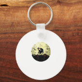 horse halloween headless horseman Pumpkin and moon Sleutelhanger (Voorkant)