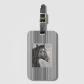 Horse Hand Drawn Art Bagagelabel (Voorkant (verticaal))