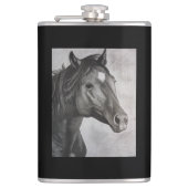 Horse Hand Drawn Art Heupfles (Voorkant)