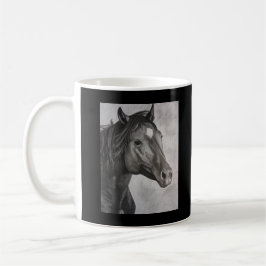 Horse Hand Drawn Art Koffiemok