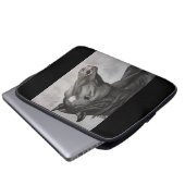 Horse Hand Drawn Art Laptop Sleeve (Voorkant onderkant)