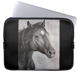 Horse Hand Drawn Art Laptop Sleeve