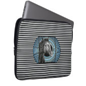 Horse Hand Drawn Art Laptop Sleeve (Voorkant Rechts)