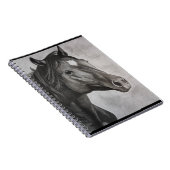 Horse Hand Drawn Art Notitieboek (Rechterzijde)
