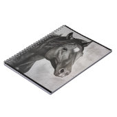 Horse Hand Drawn Art Notitieboek (Linkerzijde)