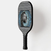 Horse Hand Drawn Art Pickleball Paddle (Links)