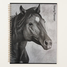 Horse Hand Drawn Art Planner