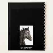 Horse Hand Drawn Art Planner (Achterkant)