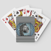 Horse Hand Drawn Art Pokerkaarten (Achterkant)