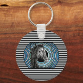 Horse Hand Drawn Art Sleutelhanger (Voorkant)