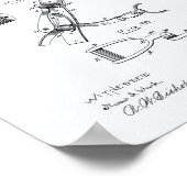 Horse Harness Loop 1885 Patent Art — Witboek Poster (Hoek)
