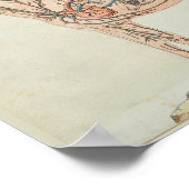 Horse harterijen Veins  anatomie afdrukken Poster (Hoek)