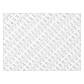 Horse hartslag tafelkleed (Voorkant (Horizontaal))