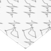 Horse hartslag tafelkleed (Gekanteld)