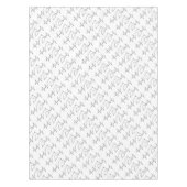 Horse hartslag tafelkleed (Voorkant)