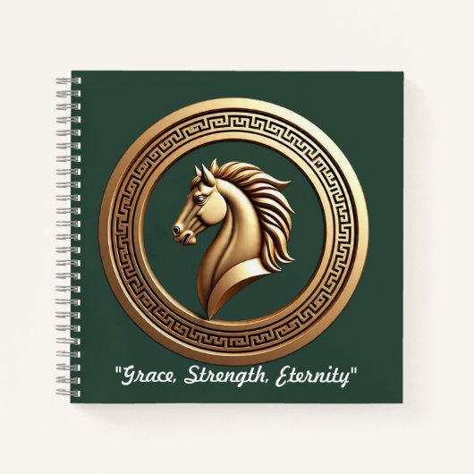 "Horse Haven Crest" Notitieboek (Voorkant)