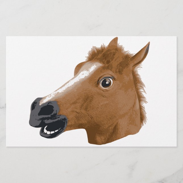 Horse Head Creepy-masker (Voorkant)