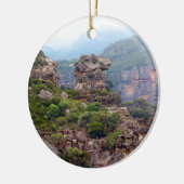 Horse Head Rock Keramisch Ornament (Links)