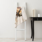 Horse Head Sherpa Blanket Sherpa Deken (In situ)