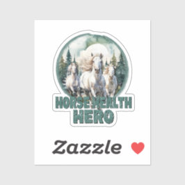 Horse Health Hero,  dierenarts, Equine Sticker