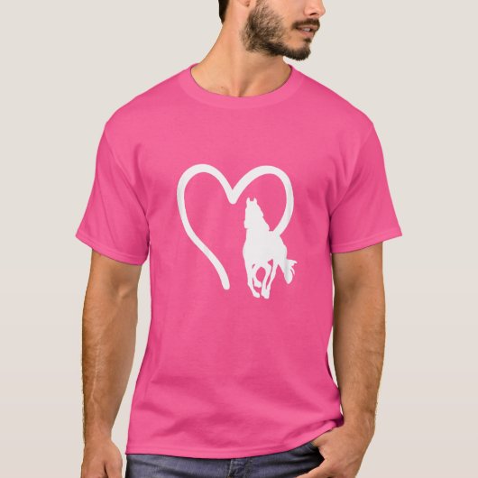 Horse Heart Equestrian T-shirt (Voorkant)
