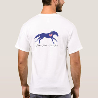 Horse Heart to Heart Healing Vibes T-shirt